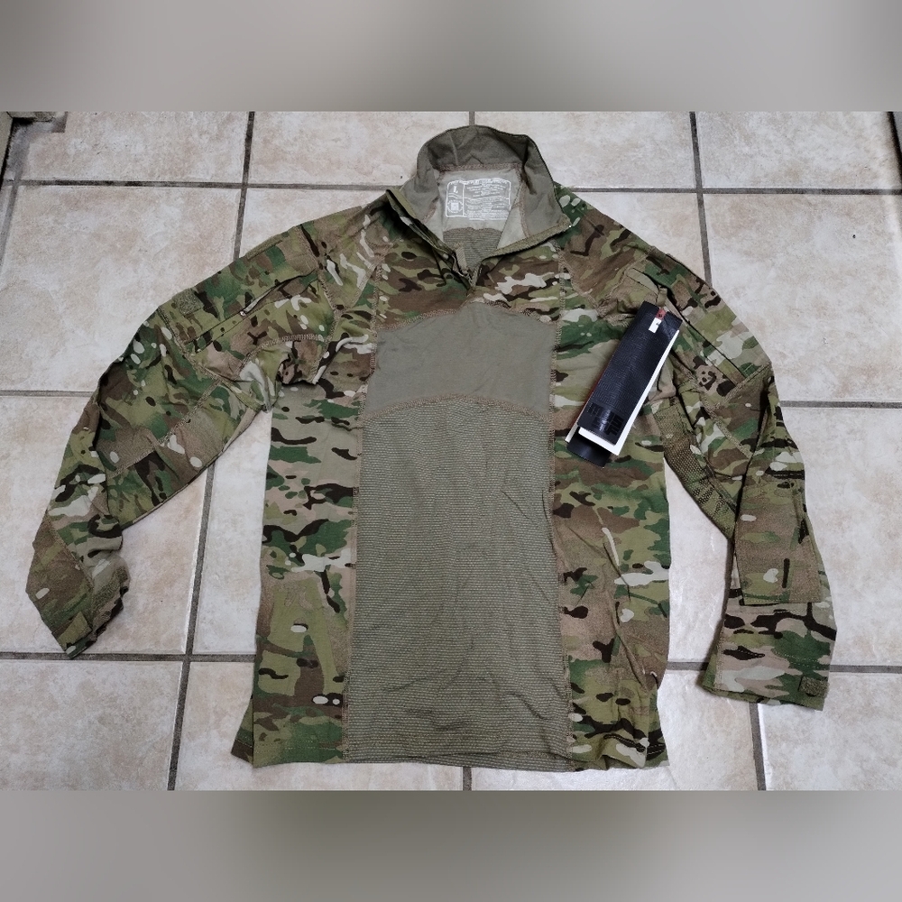 USGI Army Combat Shirt 1/4 Zip Multicam Ocp W2 Gen 2 Large Massif